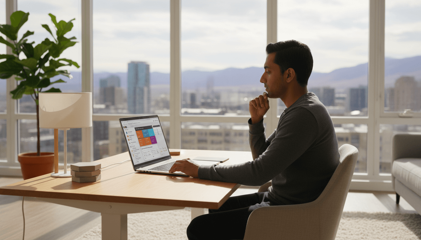Entrepreneur reviewing a marketing strategy whiteboard